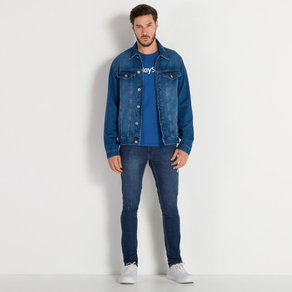 Jaqueta Jeans Masculina Marc Alain