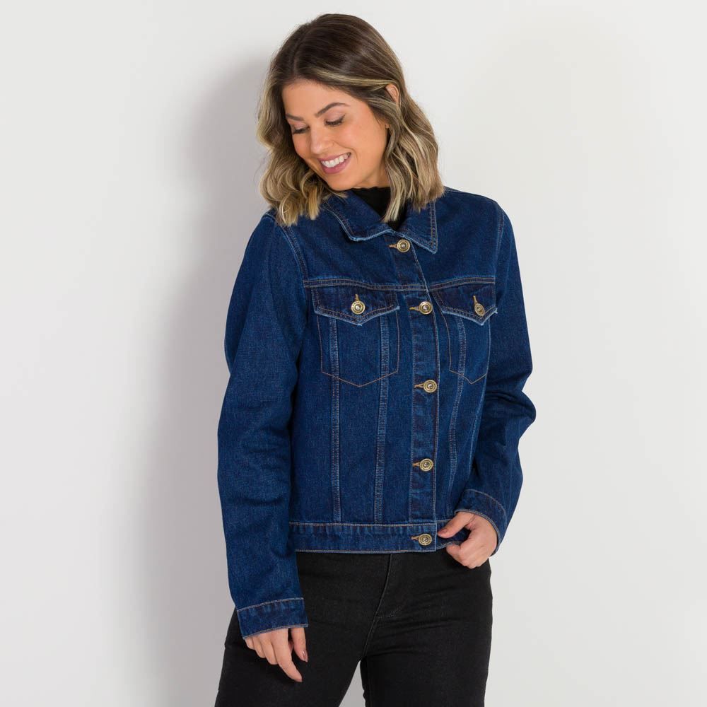 Jaqueta Jeans Sky Blue Patricia Foster