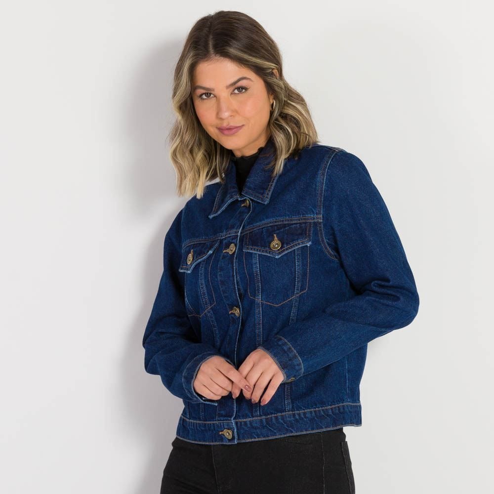 Jaqueta Jeans Sky Blue Patricia Foster