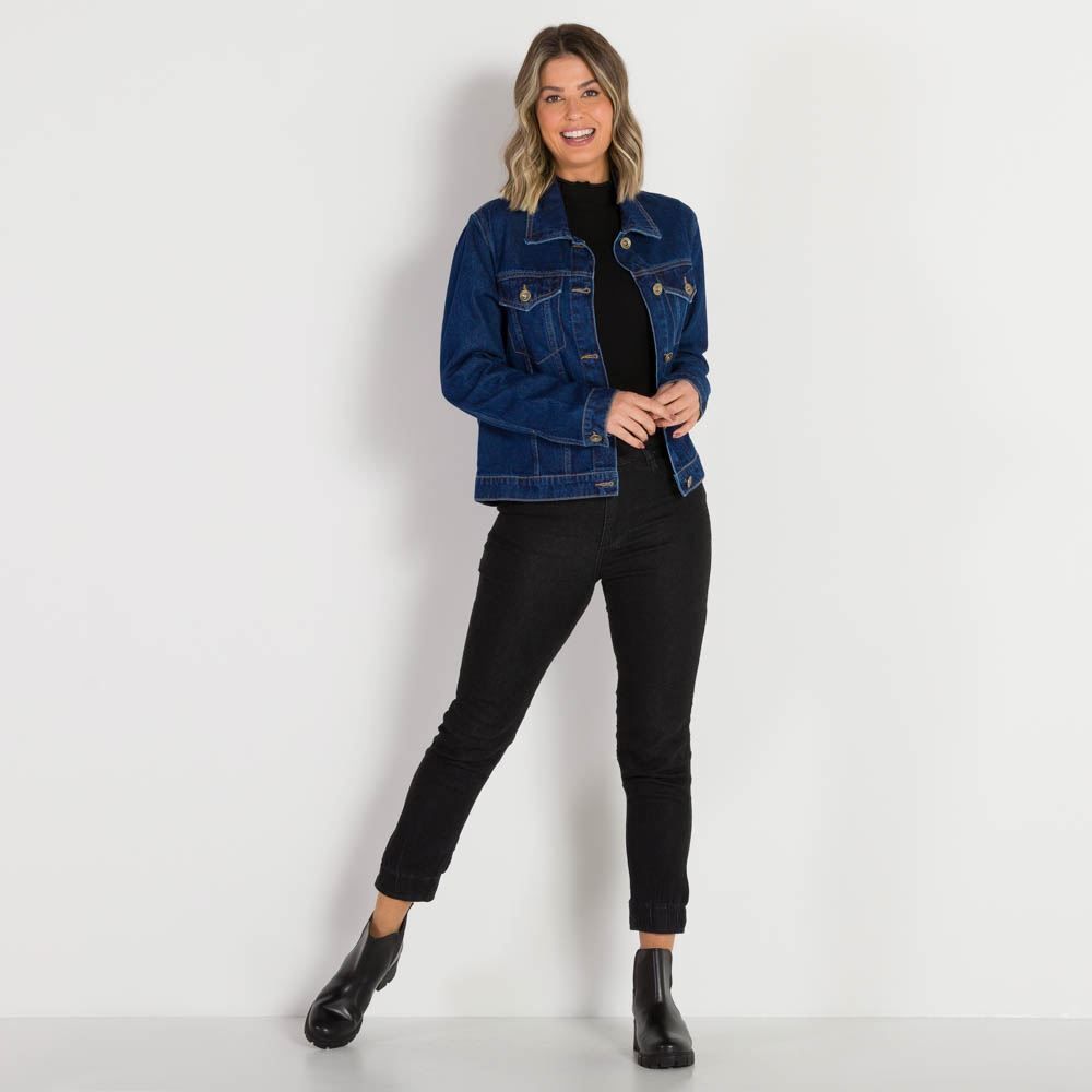 Jaqueta Jeans Sky Blue Patricia Foster