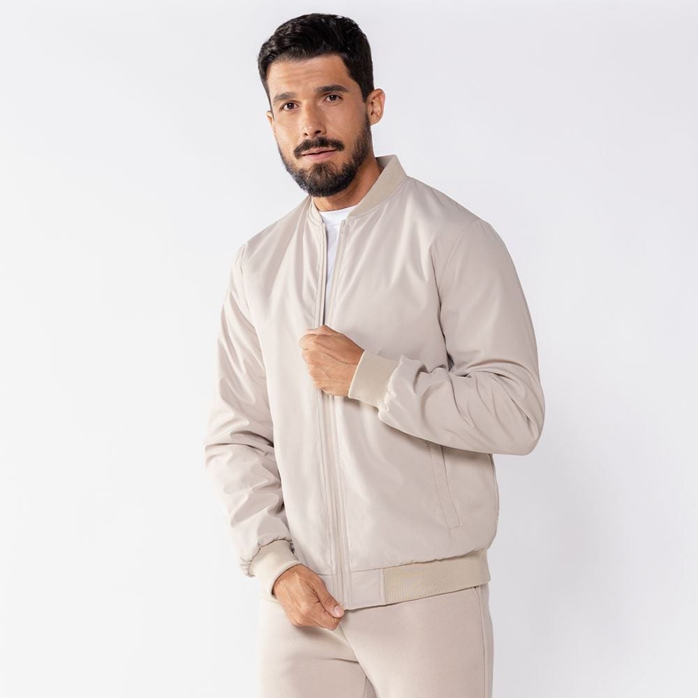Jaqueta Masculina Bomber De Nylon Marc Alain