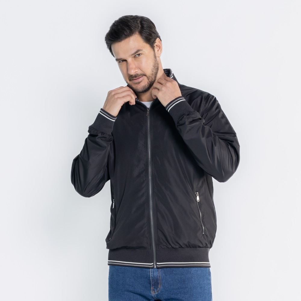 Jaqueta Masculina Corta Vento de Nylon Marc Alain