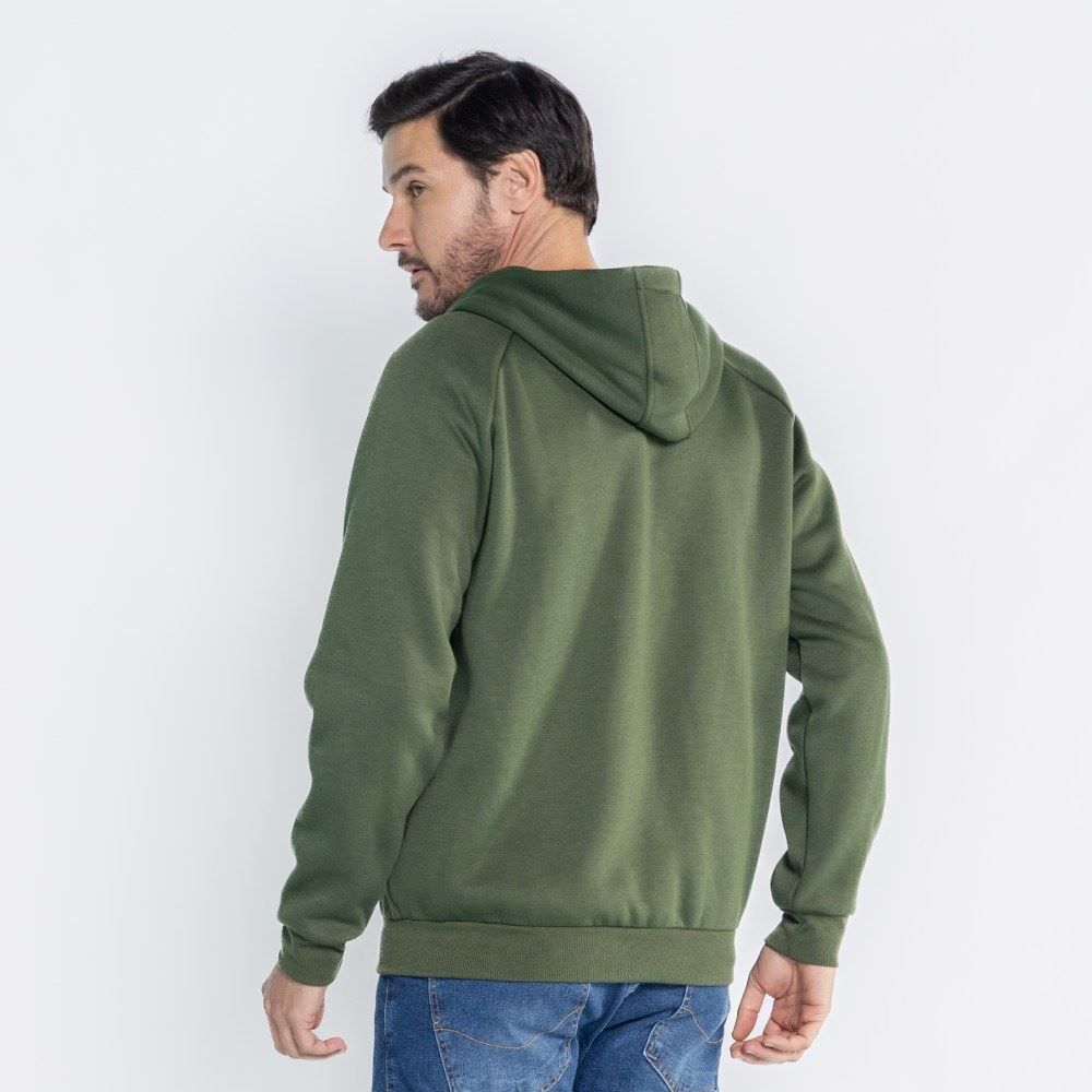 Jaqueta Masculina De Moletom Com Capuz Marc Alain