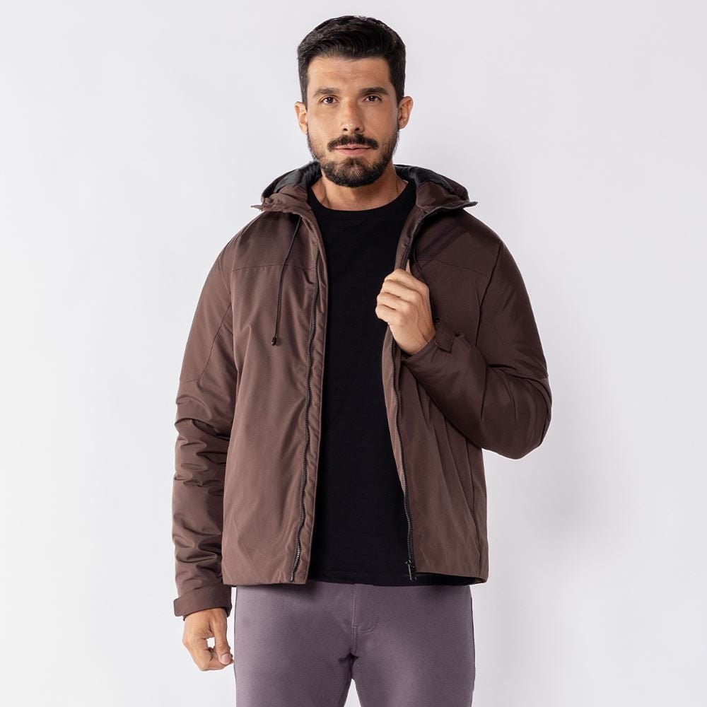 Jaqueta Masculina Em Microfibra Forrada Thing