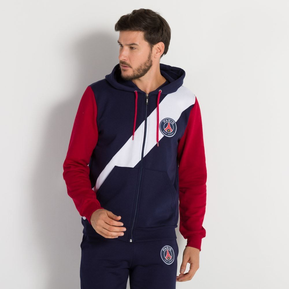 Jaqueta Masculina Moletom Paris Saint Germain Clubes