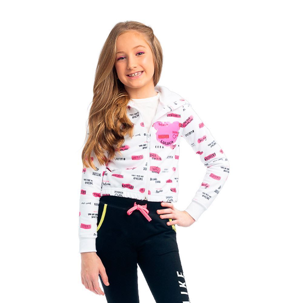 Jaqueta Moletom Luluca 12 a 16 Anos Brandili