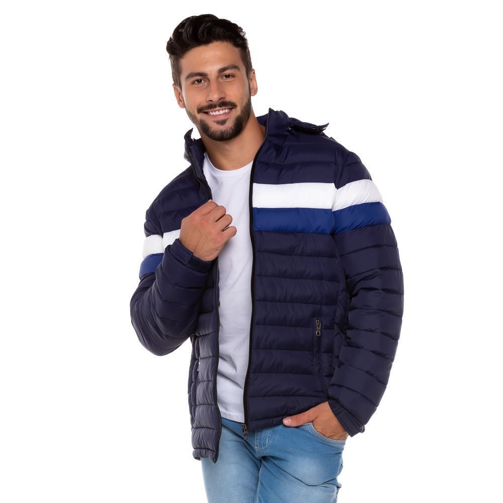 Jaqueta Nylon Zíper Invisível Marc Alain