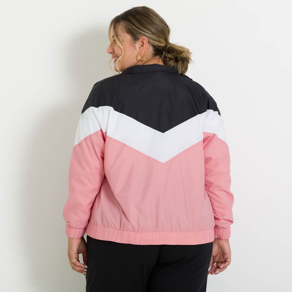 Jaqueta Plus Size Corta Vento Tri Cores Scream