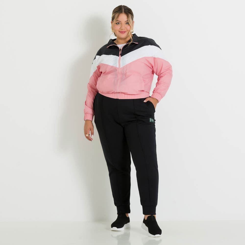 Jaqueta Plus Size Corta Vento Tri Cores Scream