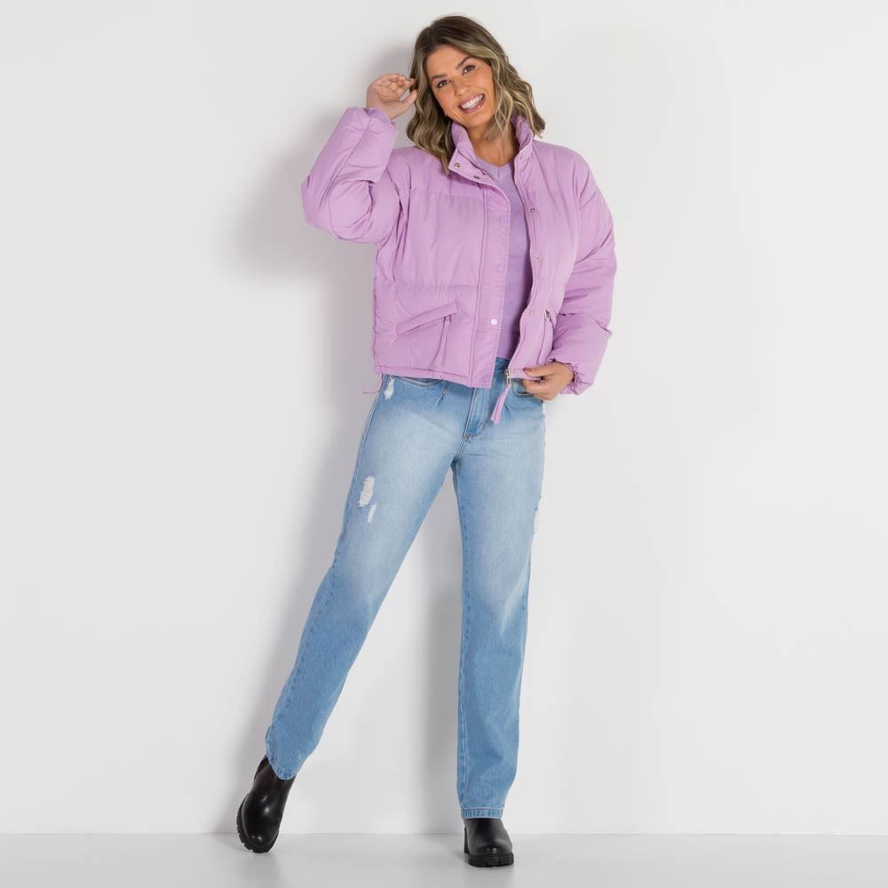 Jaqueta Puffer Gola Alta Boby Blues