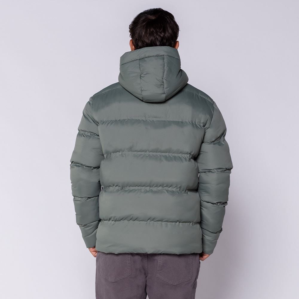 Jaqueta Puffer Masculina Com Capuz Fusionada Aspen Marc Alain