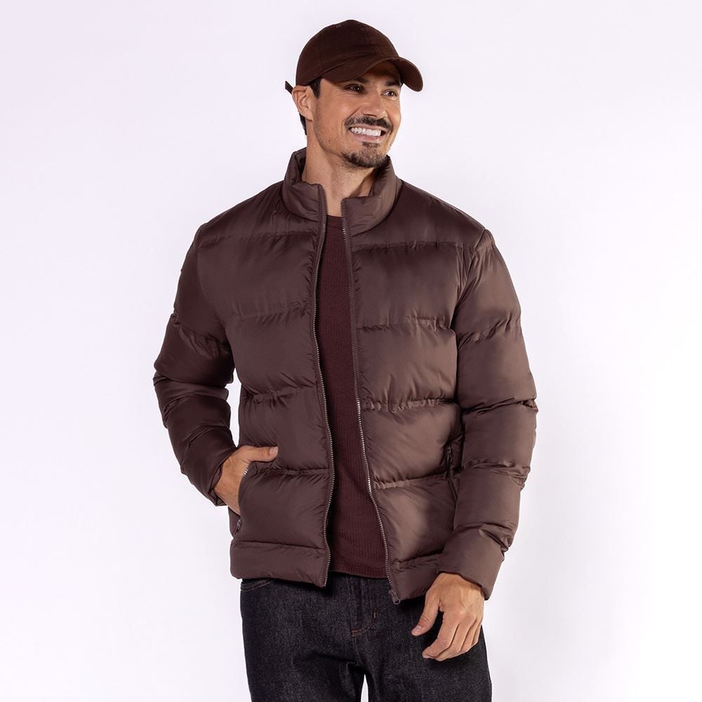 Jaqueta Puffer Masculina Fusionada Aspen Marc Alain