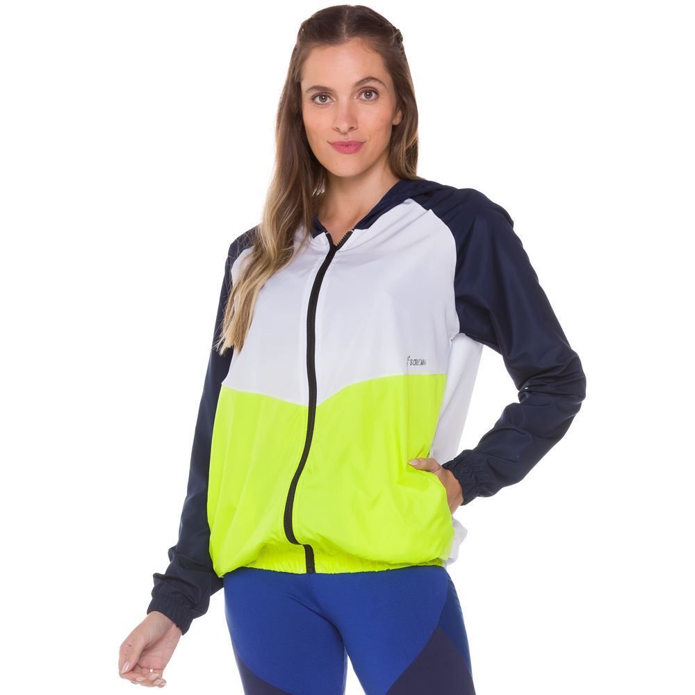Jaqueta Tactel + Recortes Multicores Scream