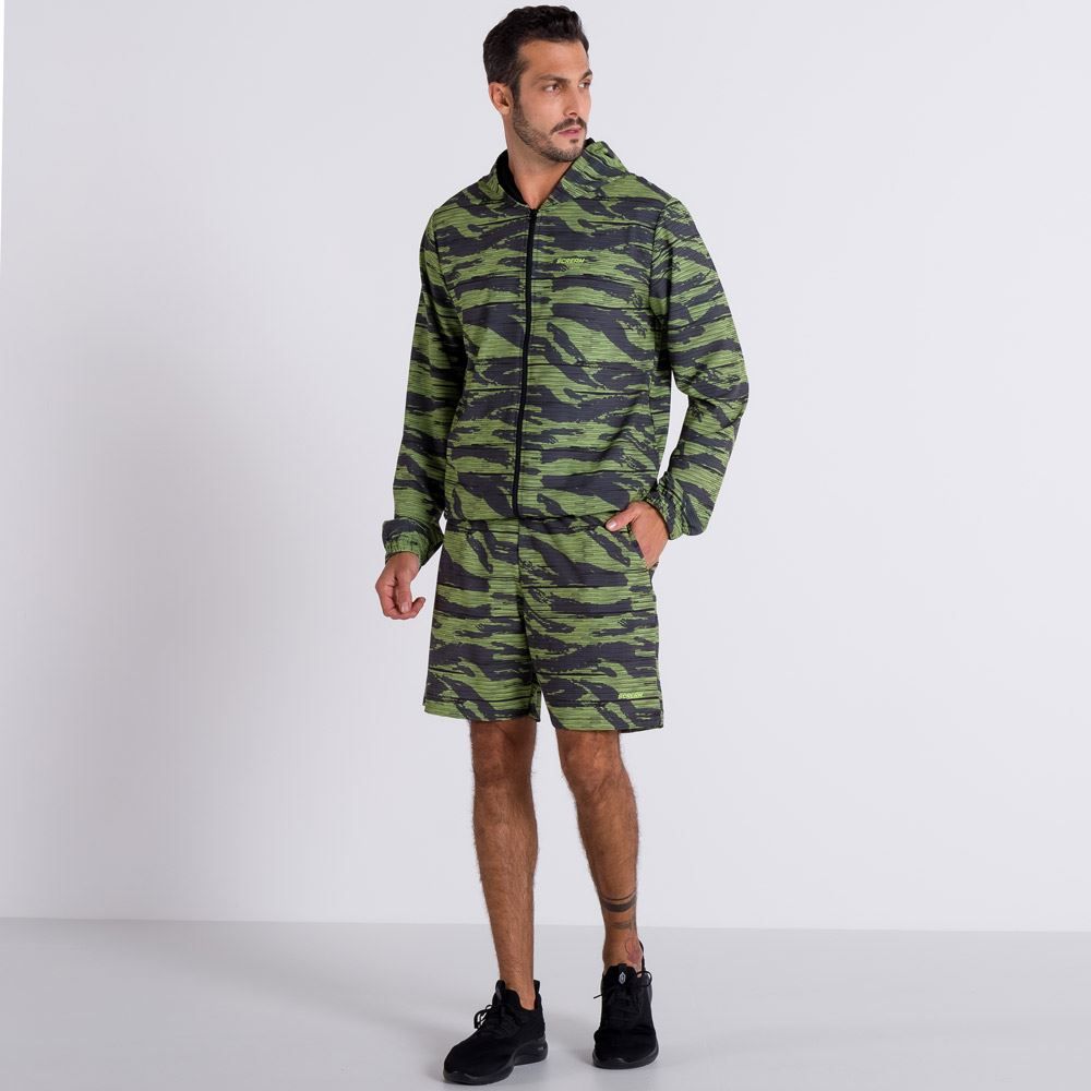 Jaqueta Tactel Estampada Scream