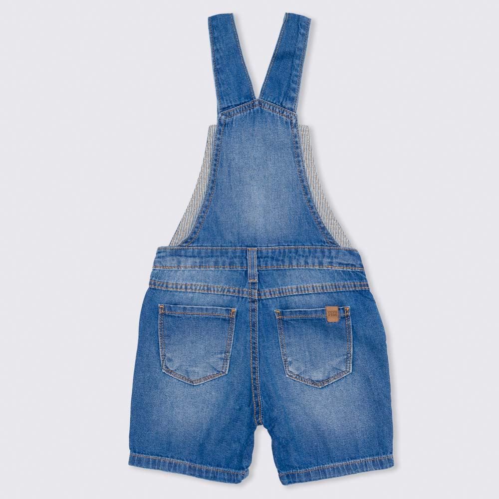 Jardineira de Bebê Jeans Yoyo Baby