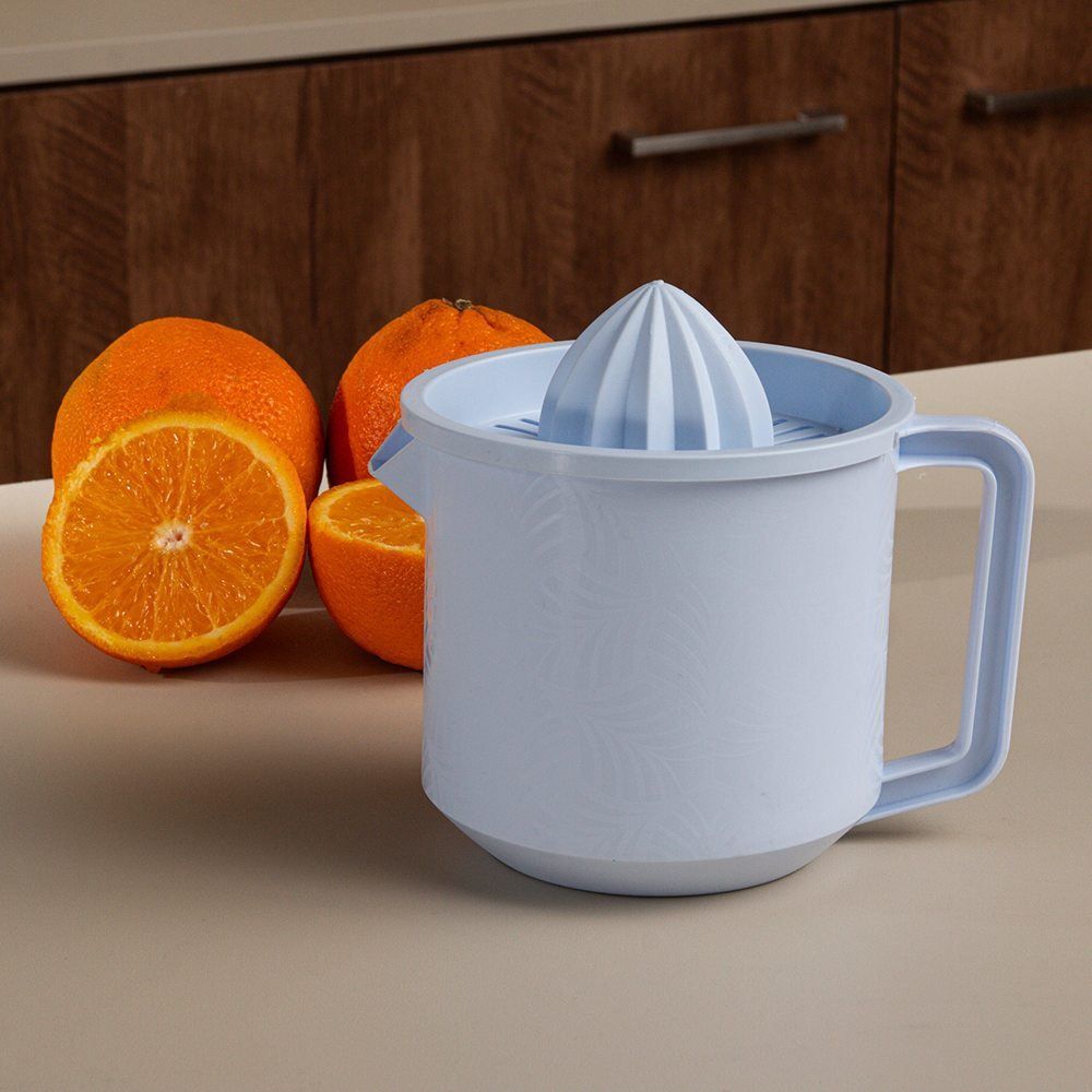 Jarra Com Espremedor Plasvale 1 Litro - Branco