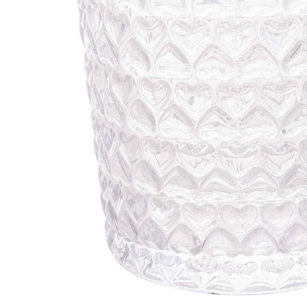 Jarra De Vidro Lyor De Coração 1 Litro - Transparente