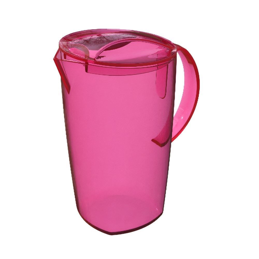 Jarra Luna Vitra Ou 2 Litros - ROSA TRANSLUCIDO