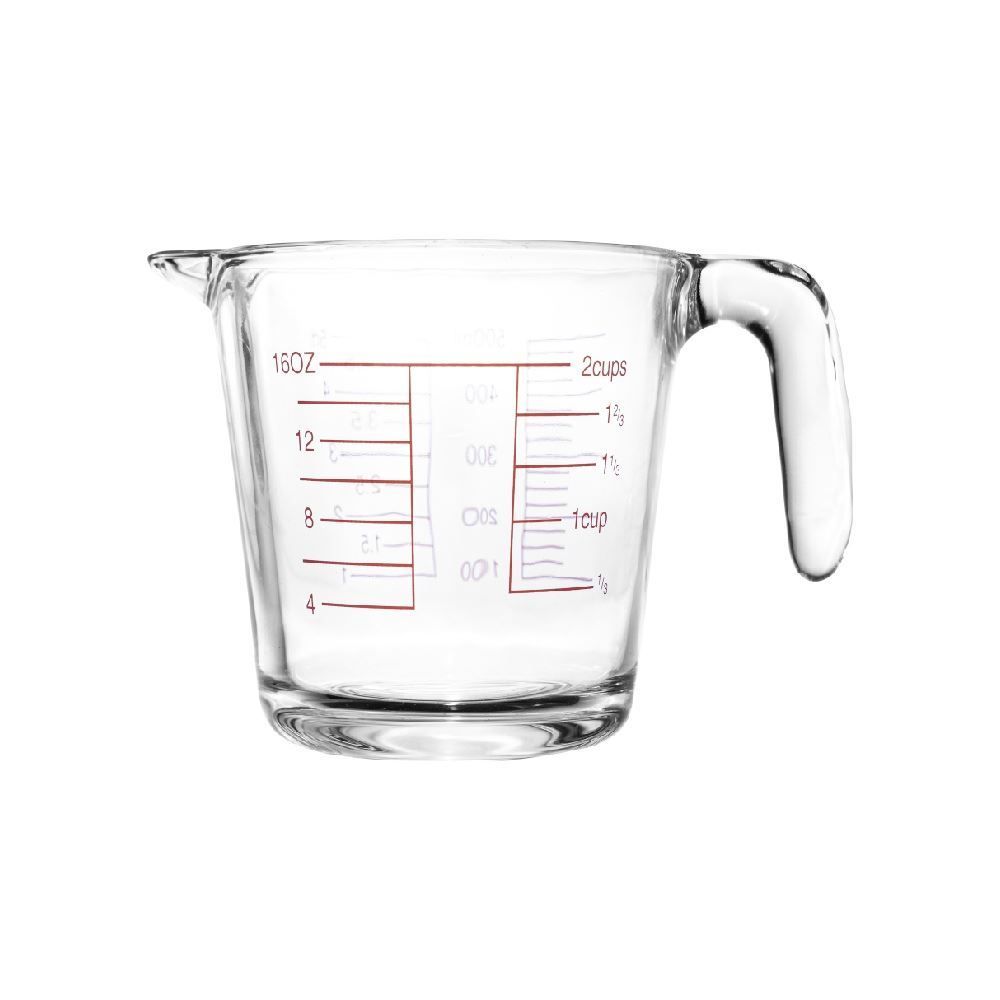 Jarra Medidora De Vidro Lyor 660 Ml - Transparente