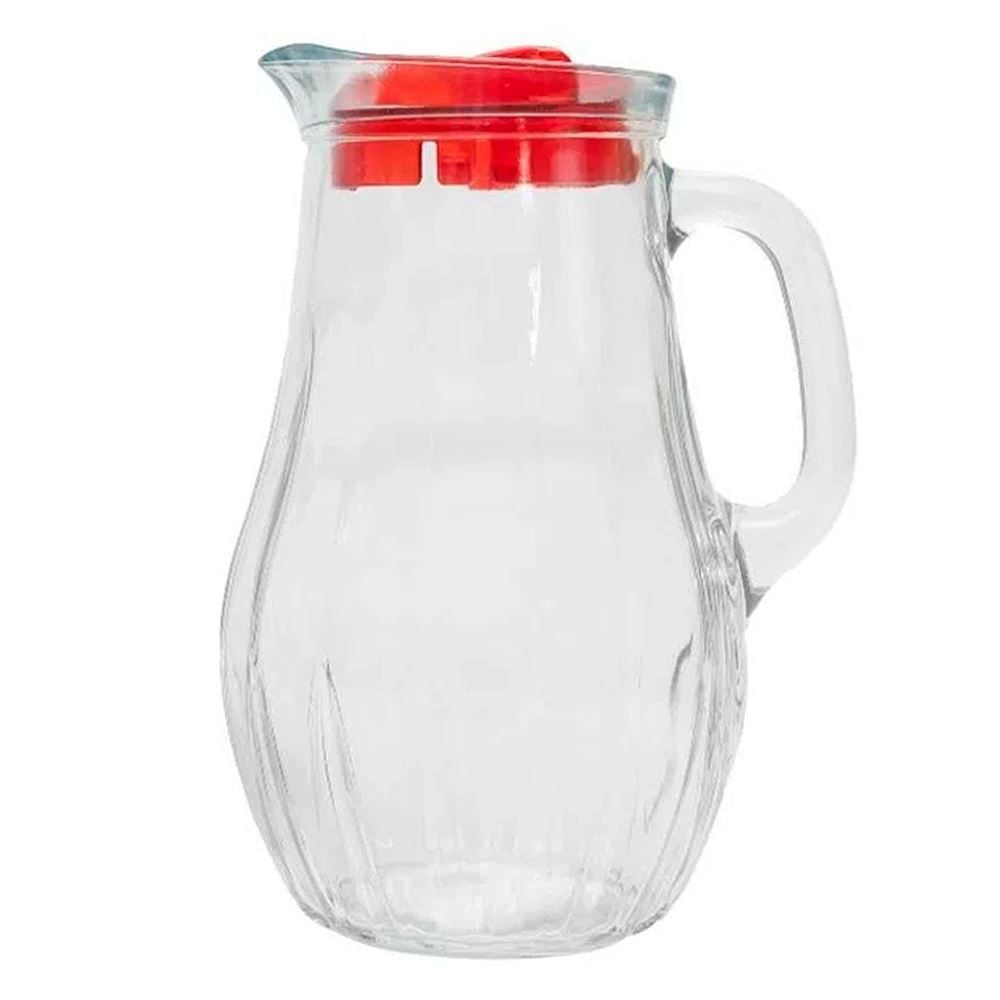 Jarra Vidro Com Tampa Antalya 1,85L Pasabahçe - DIVERSOS