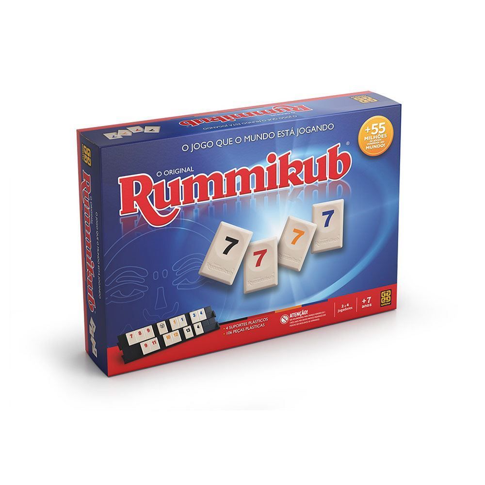 Jogo 2090 Rummikub Grow - Azul