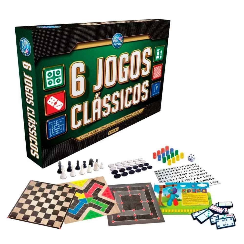 Jogo 6 Jogos Clássicos Pais & Filhos Gala - 2759