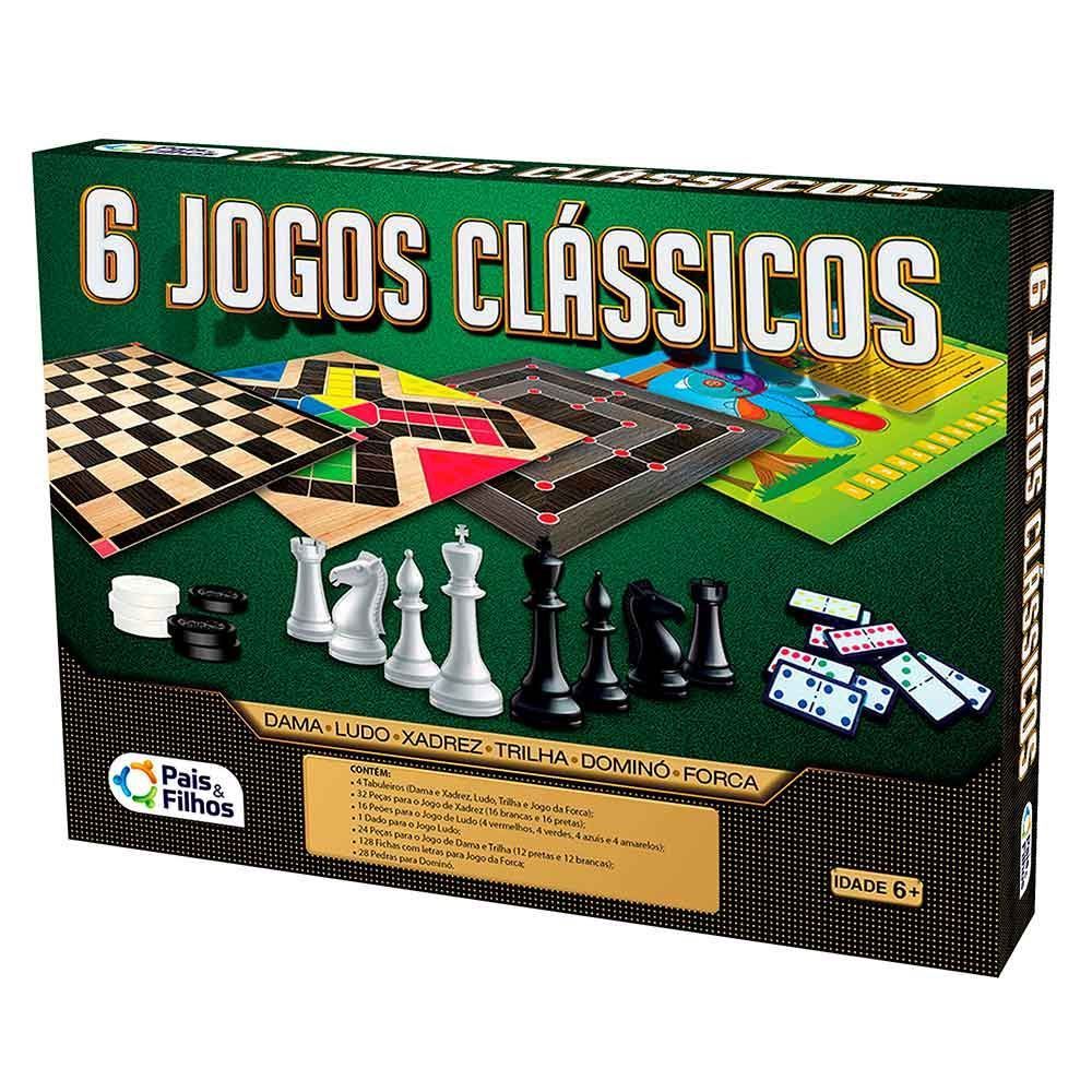 Jogo 6 Jogos Clássicos Pais & Filhos Gala - 2759