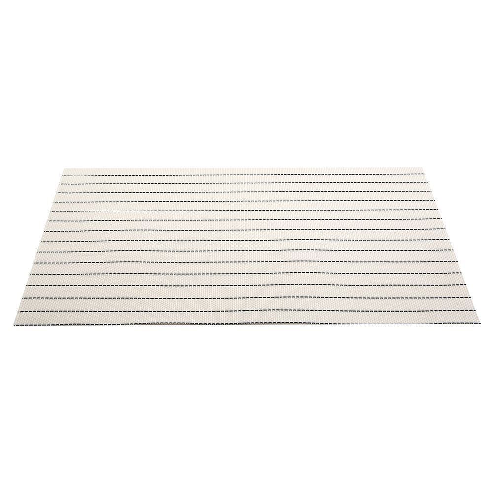 Jogo Americano Avulso Tramado 2 Cabos Havan Casa 1 Pç - Branco Listras