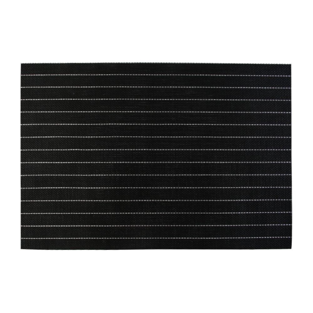 Jogo Americano Avulso Tramado 2 Cabos Havan Casa 1 Pç - Preto Listras