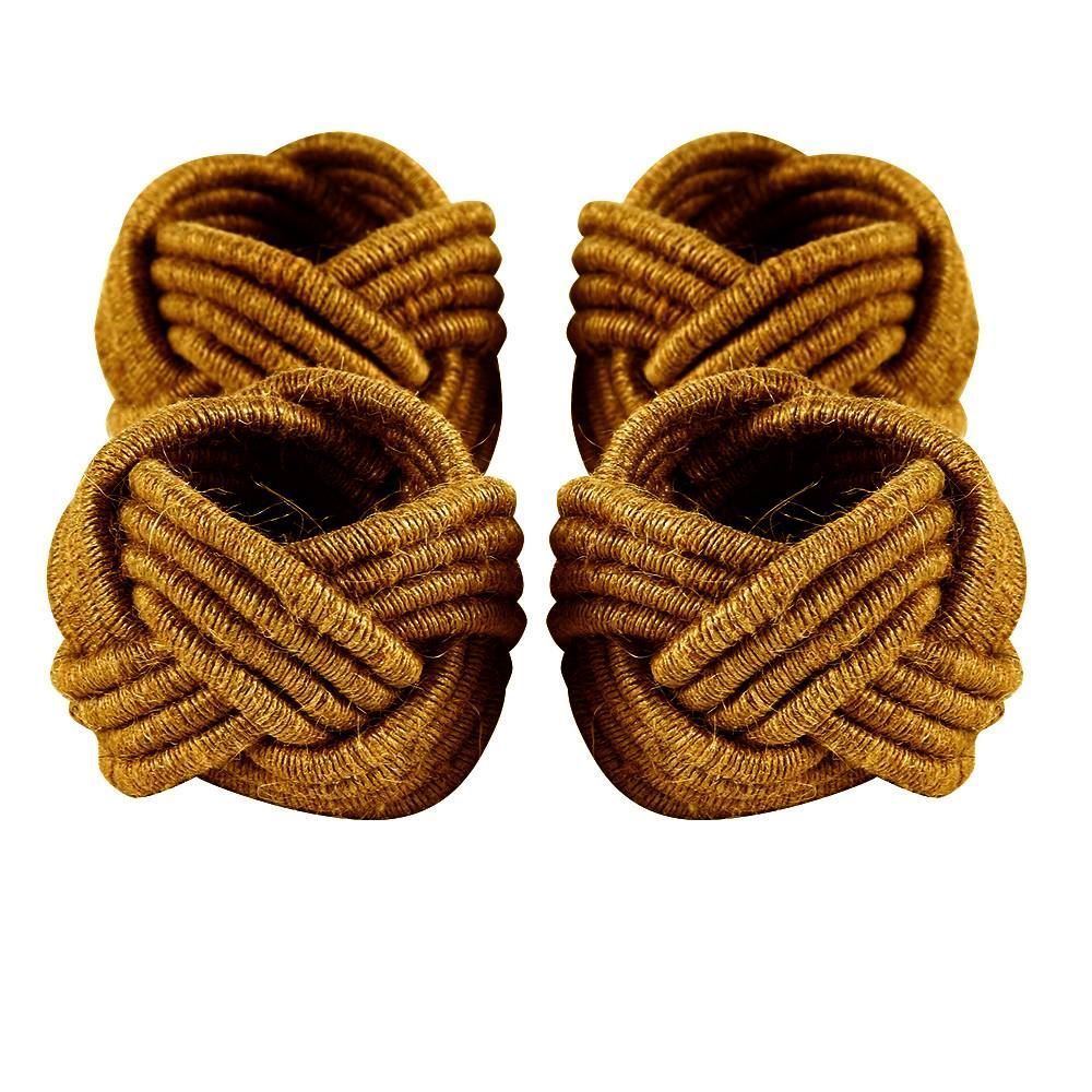 Jogo Anéis Para Guardanapos Lira 4 Peças Havan Casa - Bronze