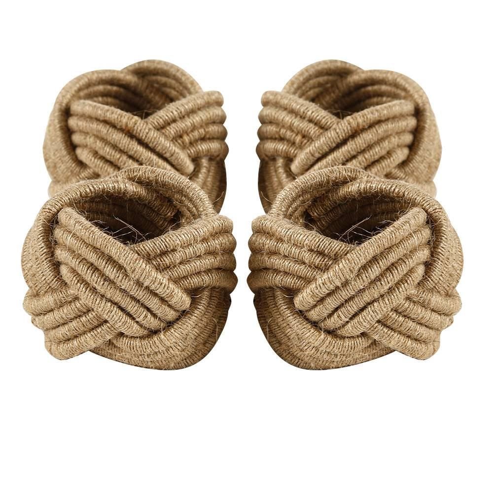 Jogo Anéis Para Guardanapos Lira 4 Peças Havan Casa - Natural