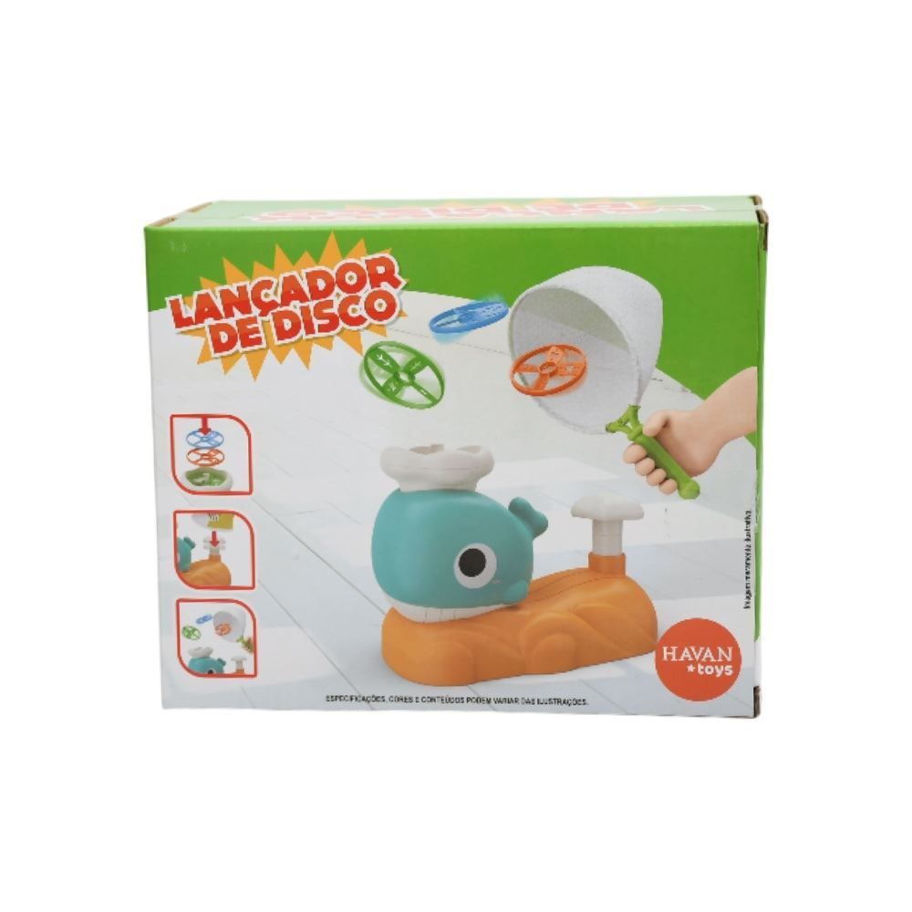 Jogo Baleia Lançadora de Discos Havan Toys - HBR0672