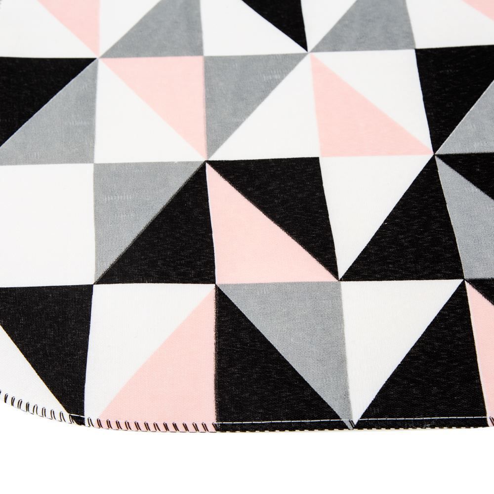 Jogo Banheiro Tecil Antiderrapante Pop - Geo Rosa