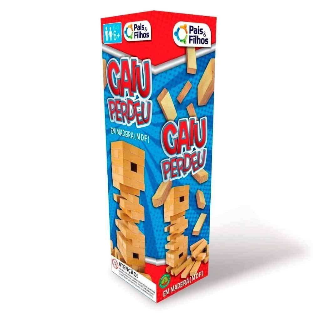 Jogo Caiu Perdeu 54 Peças Pais & Filhos Gala - 7460