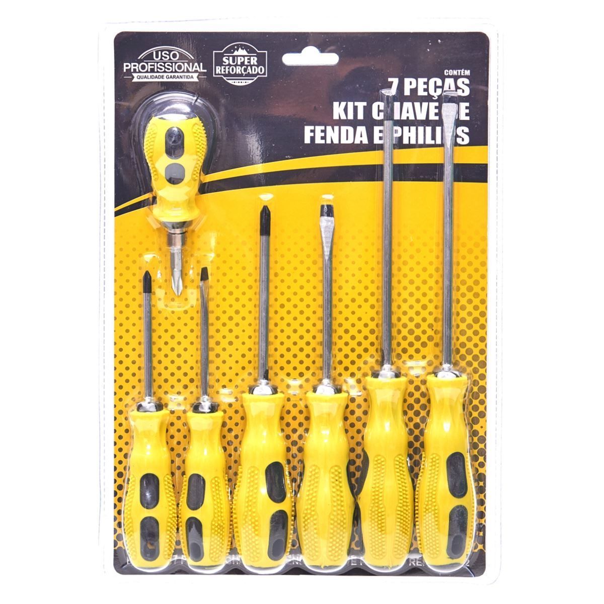 Jogo com 7 peças Chaves de Fenda e Philips Meghazine - KF3022