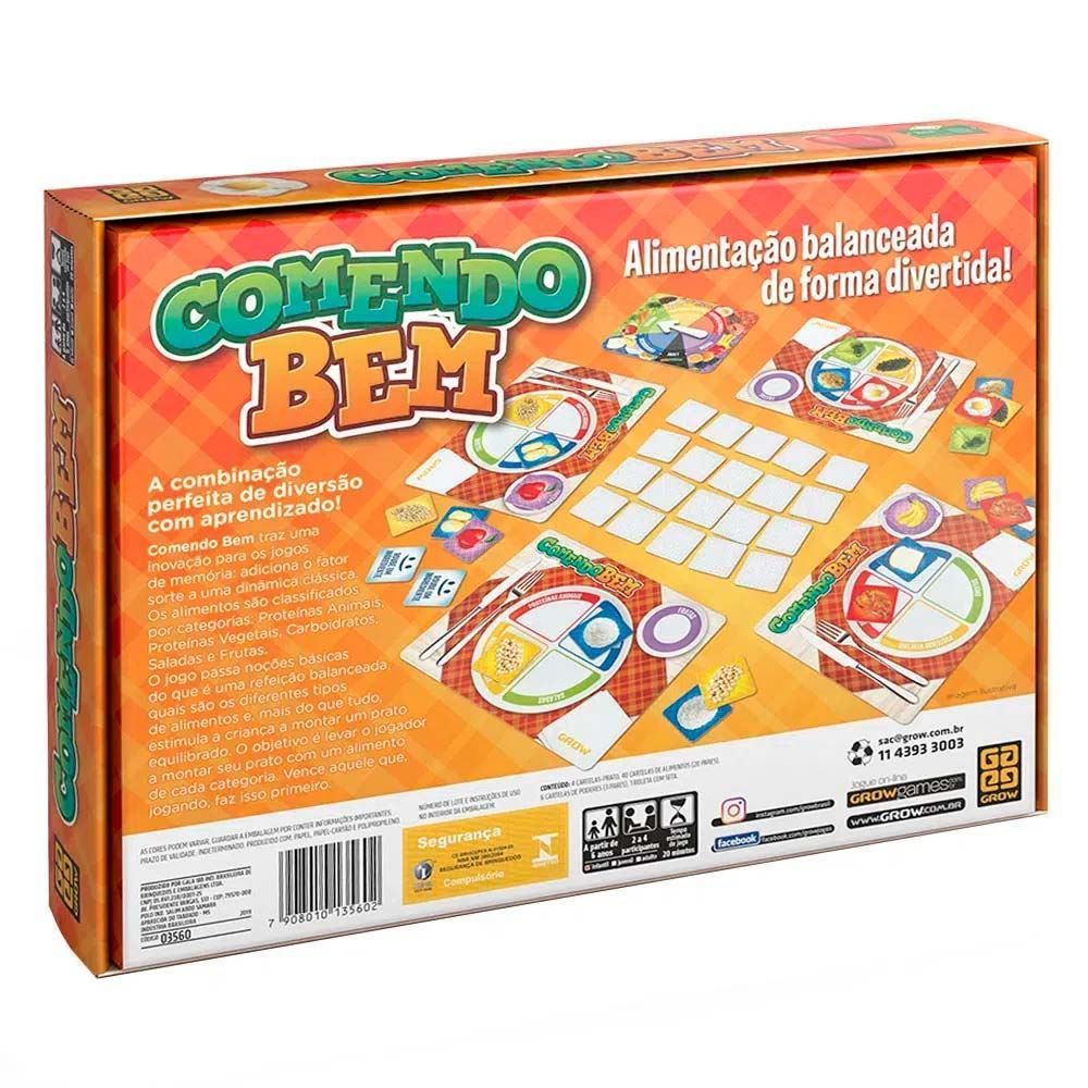 Jogo Comendo Bem Grow - 03560