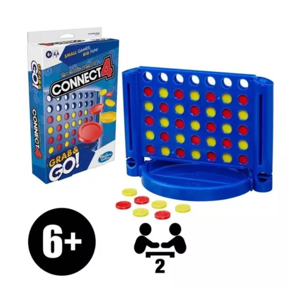 Jogo Connect 4 Grab And Go Hasbro - F8253