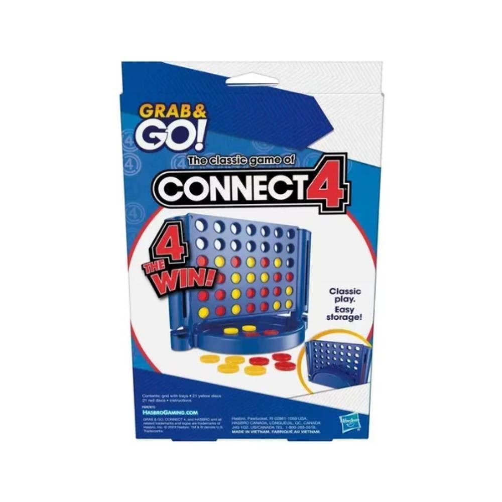 Jogo Connect 4 Grab And Go Hasbro - F8253