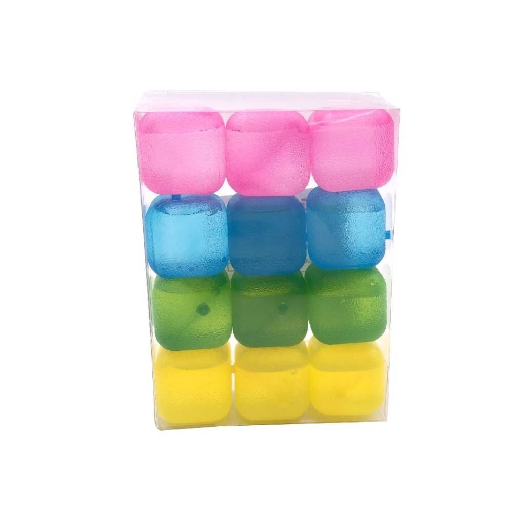 Jogo Cubos De Gelo Reutilizável 12 Peças Havan Casa - Colorido