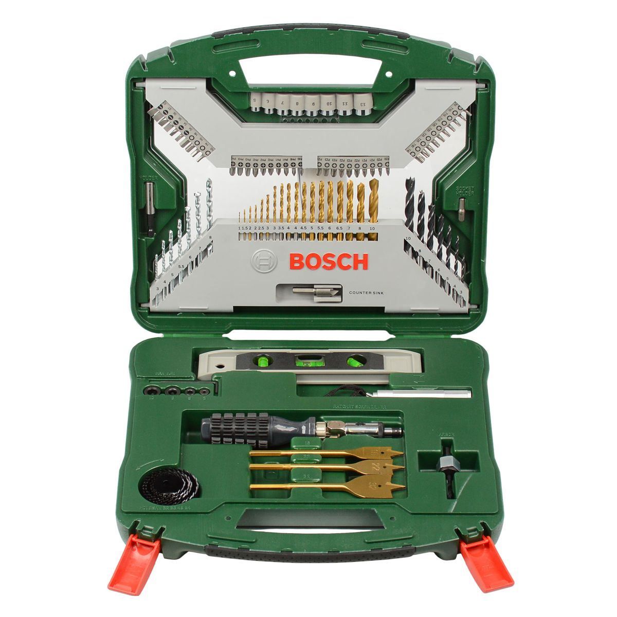 Jogo De Acessórios X-Line Com 100 Peças Bosch - DIVERSOS