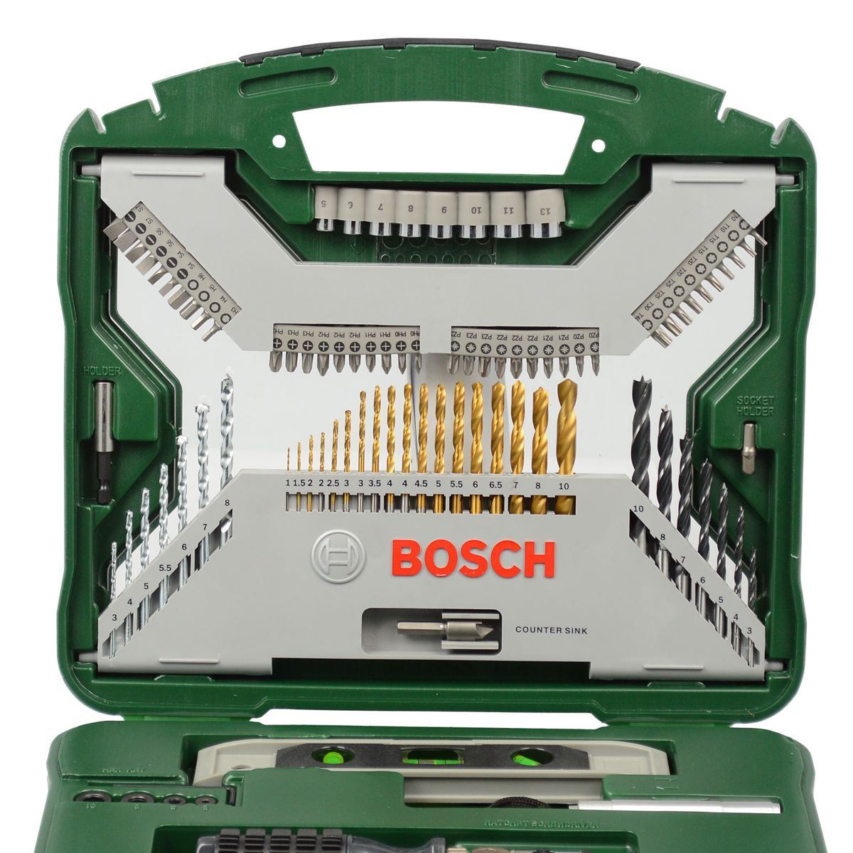 Jogo De Acessórios X-Line Com 100 Peças Bosch - DIVERSOS