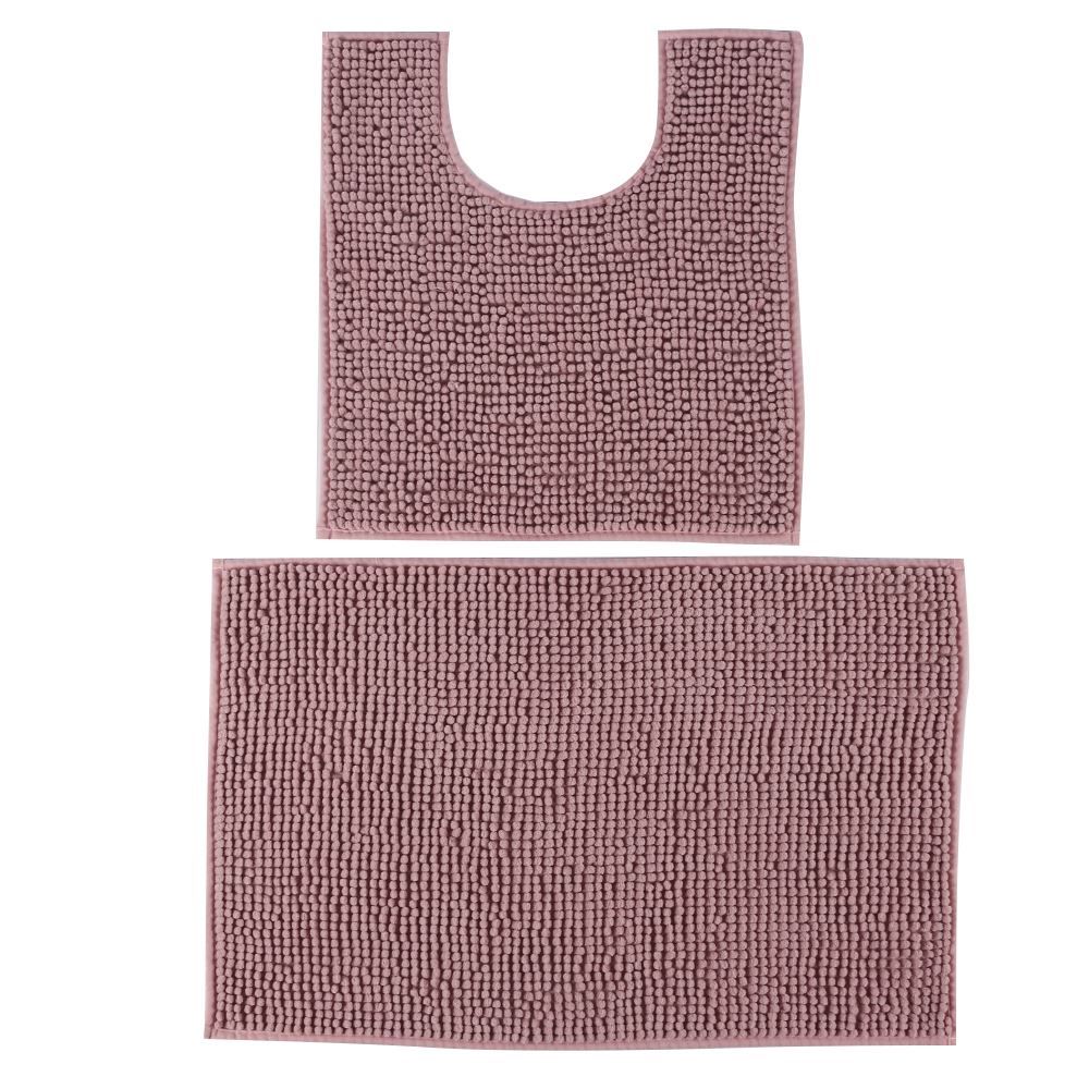 Jogo de Banheiro 2 Peças Madri Finecasa - Rosa Velho