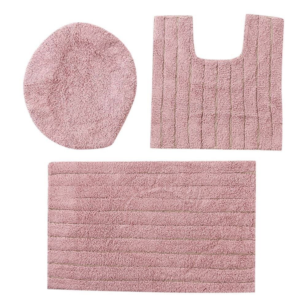 Jogo De Banheiro 3 Peças Turim Havan Casa - Rosa