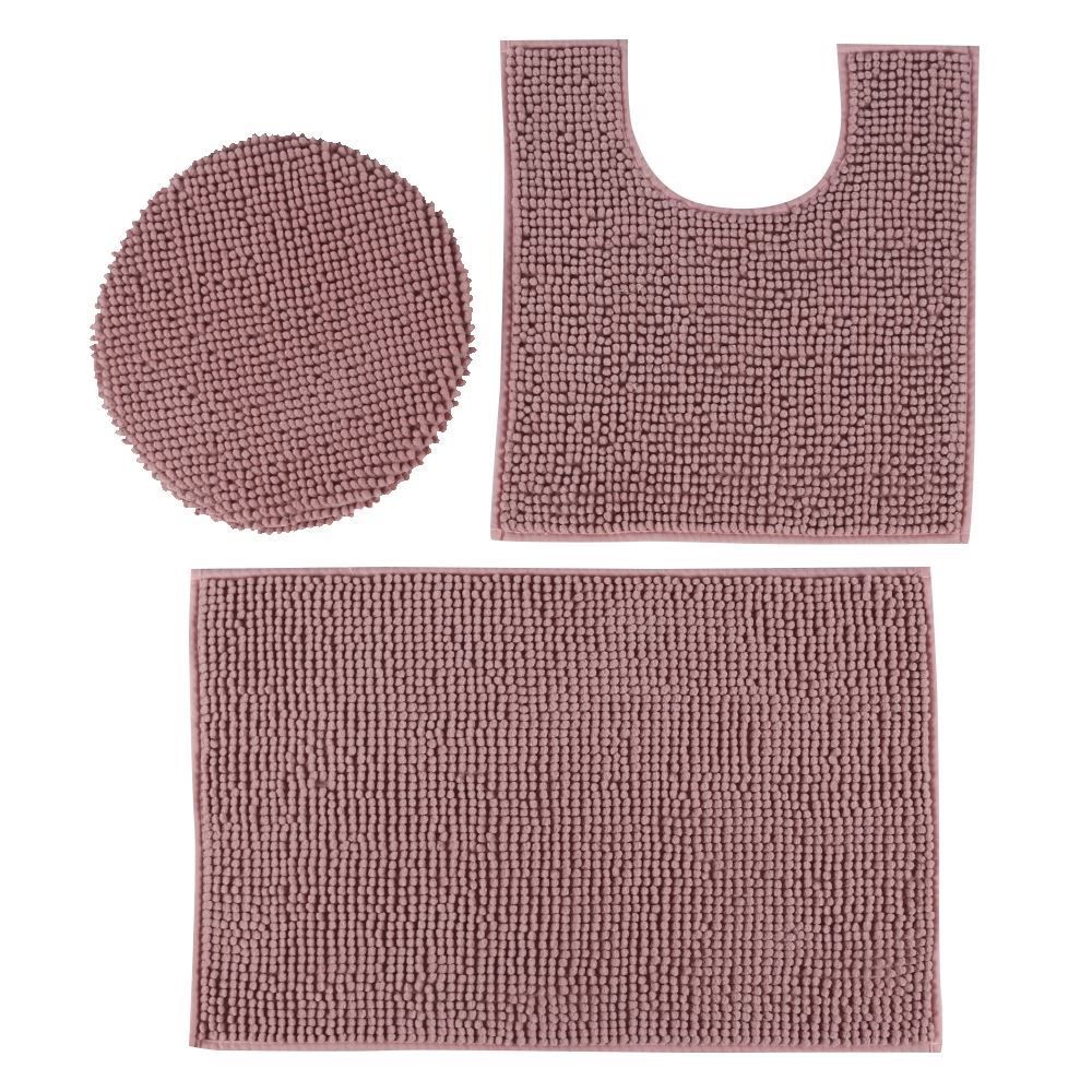 Jogo de Banheiro 3 Peças Madri Havan Casa - Rosa Antigo