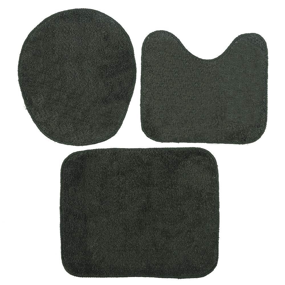 Jogo De Banheiro Algodão Color Pop 3 Peças Havan Casa - Verde Musgo