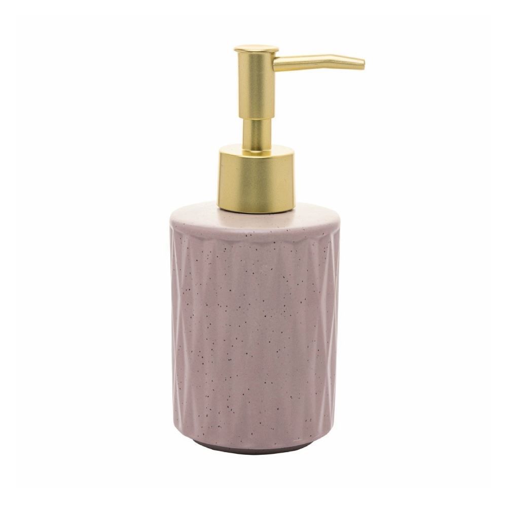 Jogo De Banheiro De Cerâmica 2 Peças Deli Diamond Lyor - Rosa