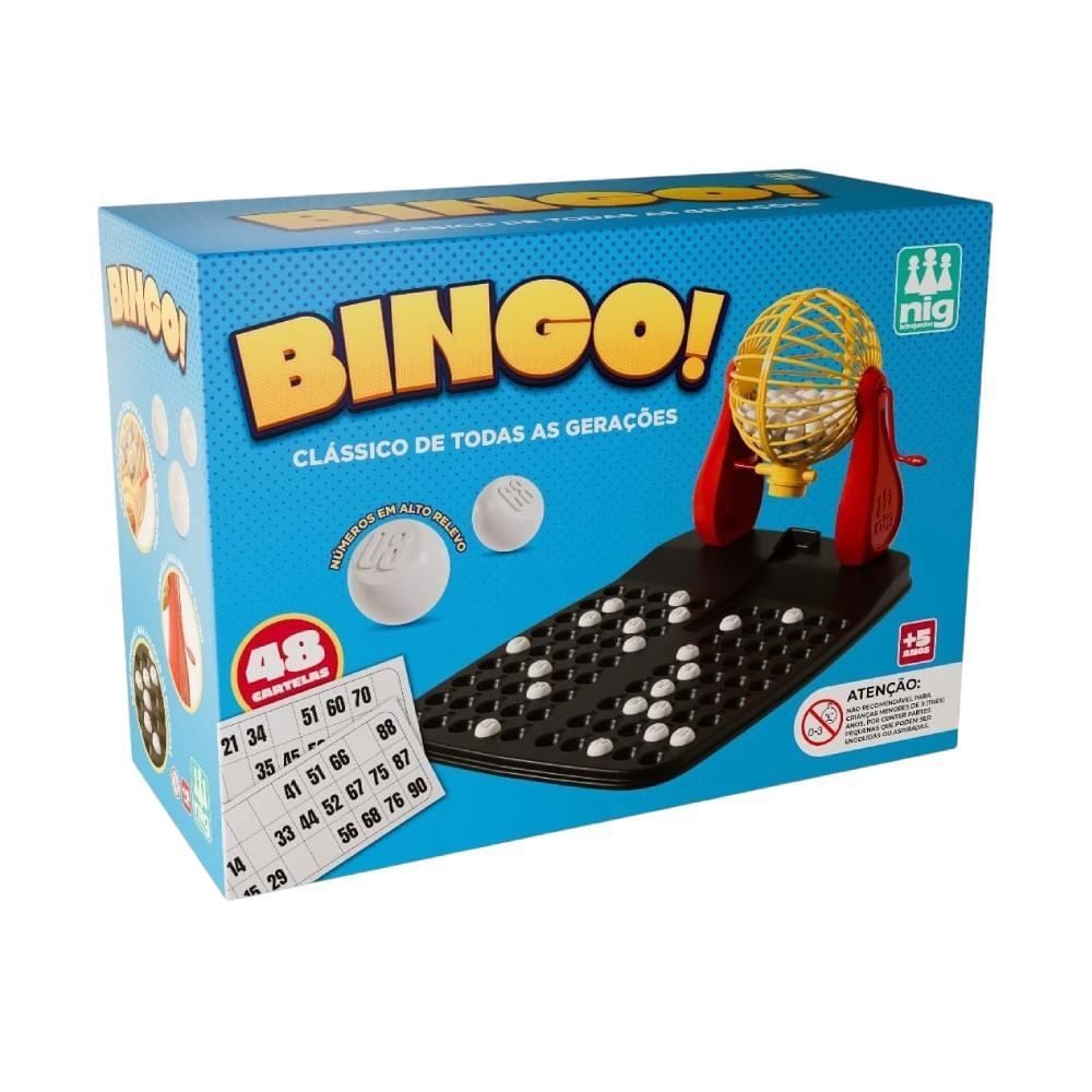 Jogo de Bingo Nig Brinquedos - 1000