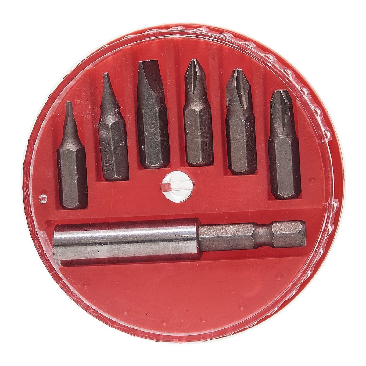 Jogo de Bits 7 peças Worker - Vermelho