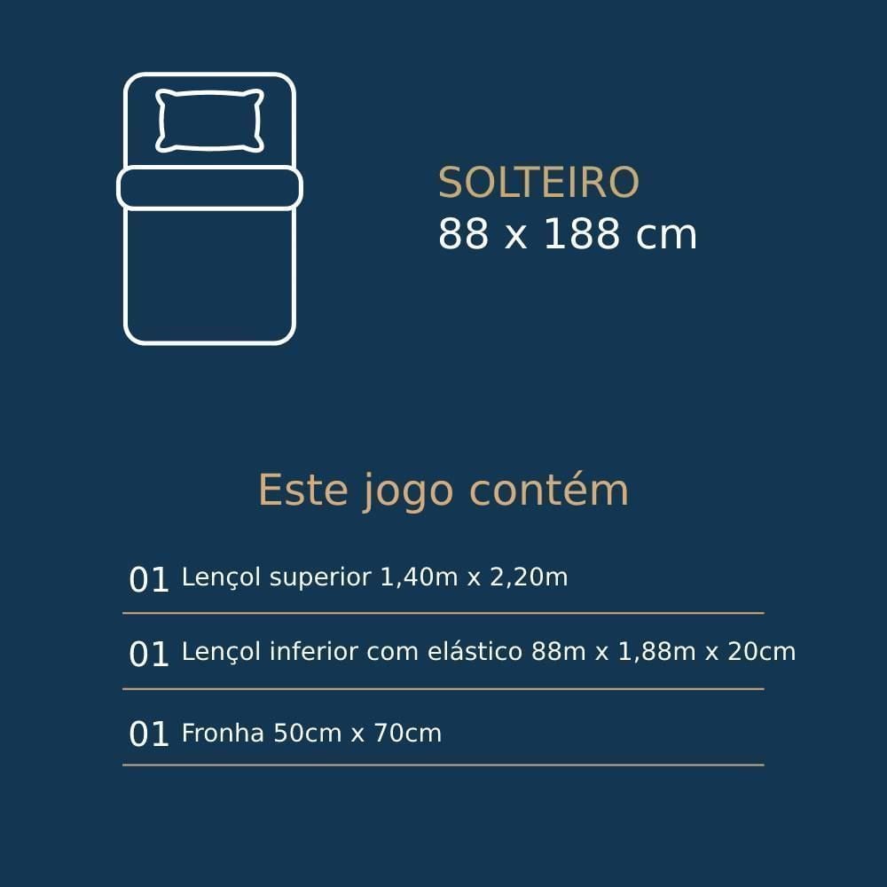 Jogo De Cama Solteiro Microfibra 150 Fios Havan Casa 3 Peças - Festival Flowers Azul 