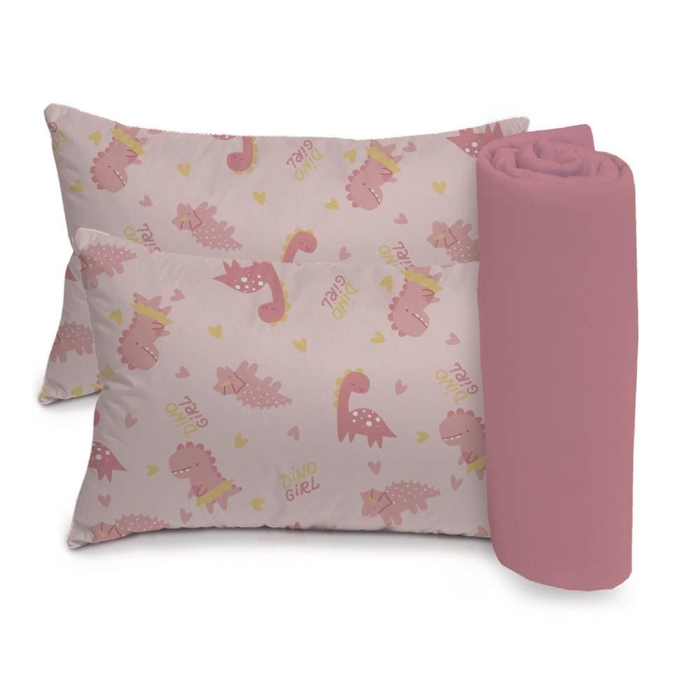 Jogo De Cama Bebê 100% Algodão Havan Baby 3 Pçs - Girl